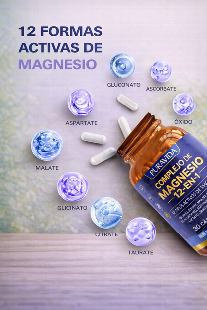 Complejo de Magnesio PuraVida | Cuidá tu cuerpo desde adentro